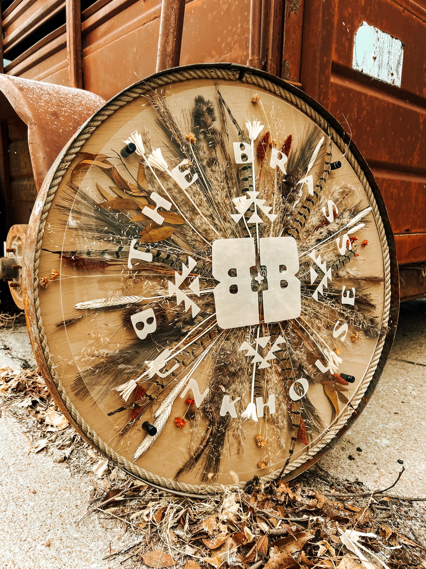 Round Custom Live Sign