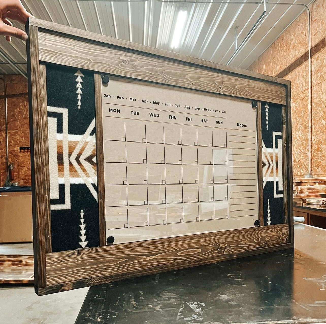 Monthly Dry Erase Calendar