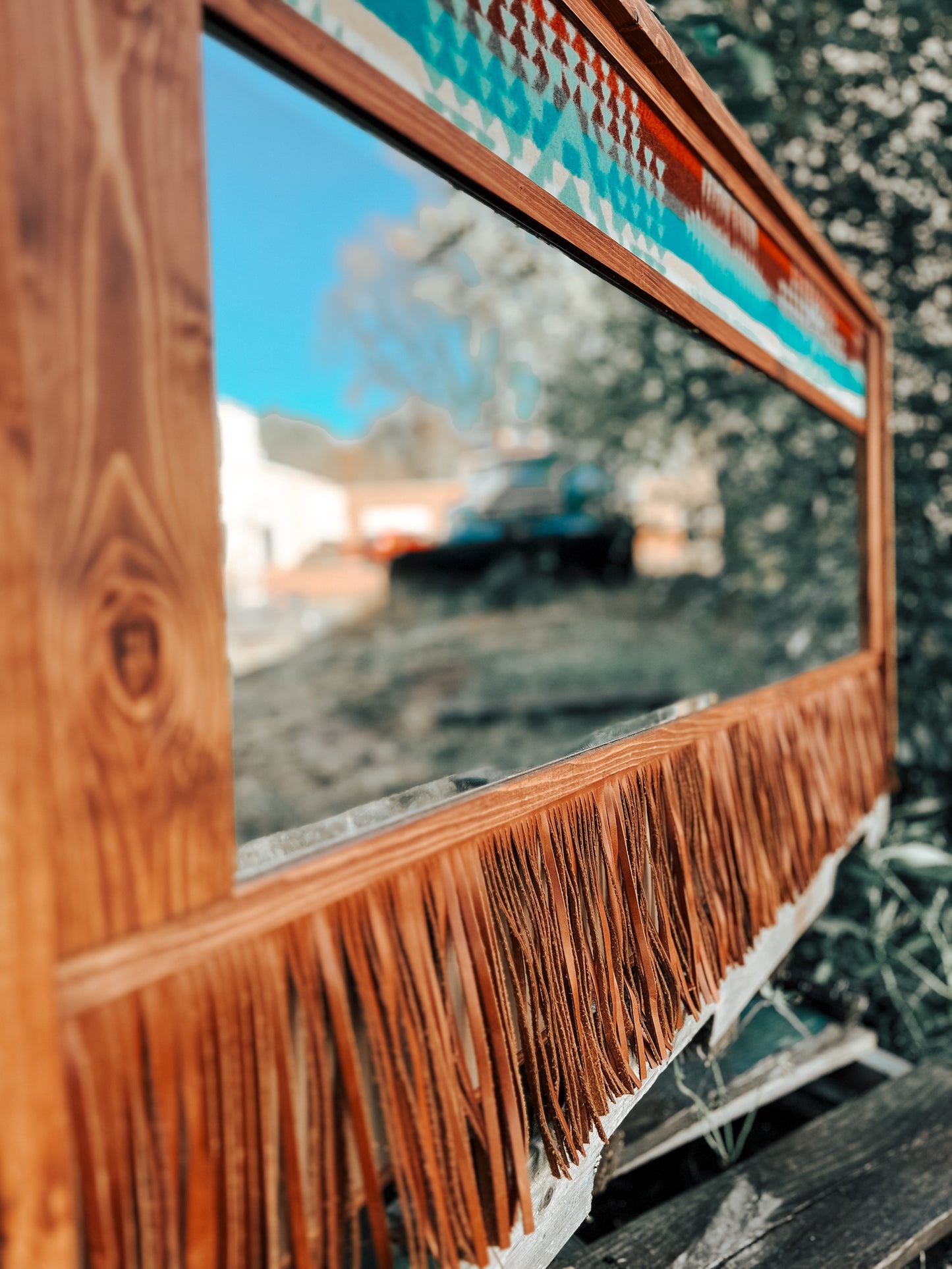 Fringed Custom Mirror