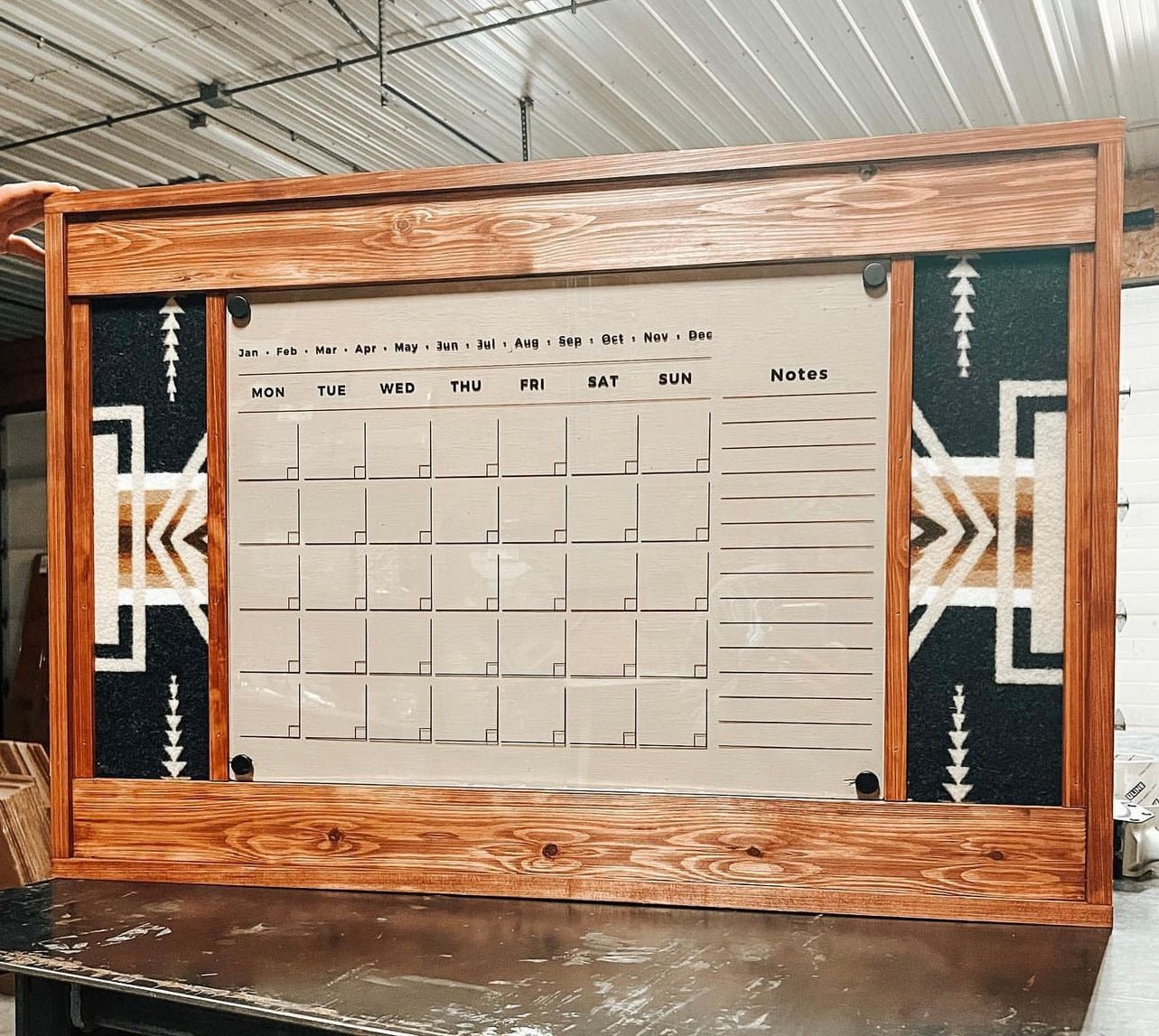 Monthly Dry Erase Calendar