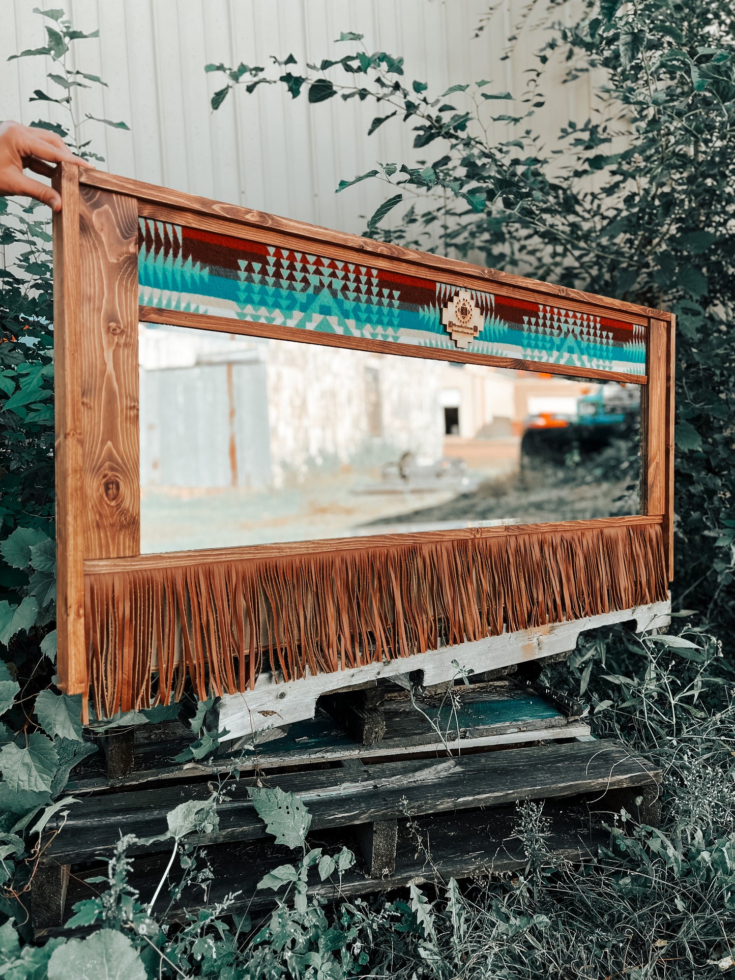 Fringed Custom Mirror
