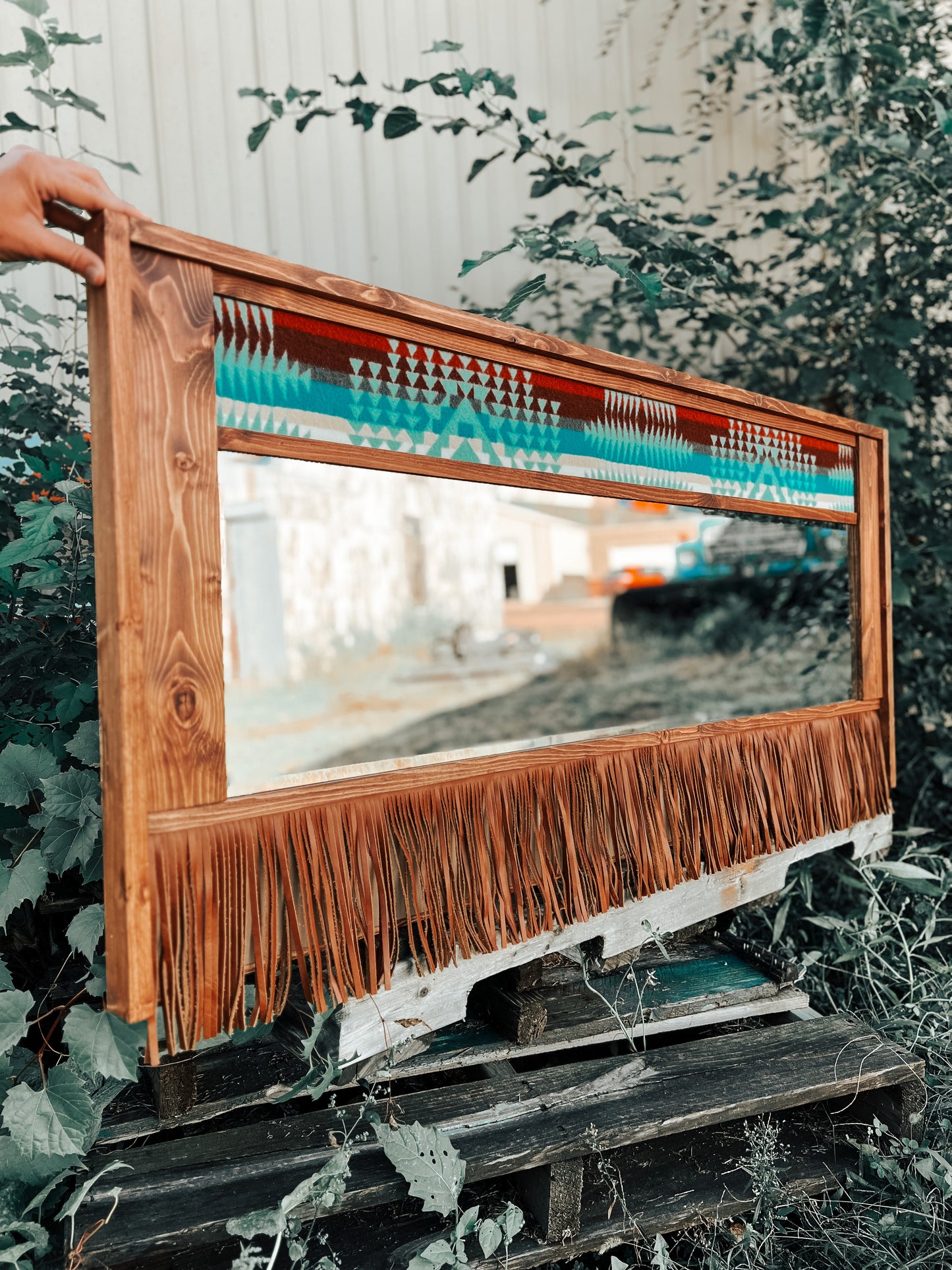 Fringed Custom Mirror