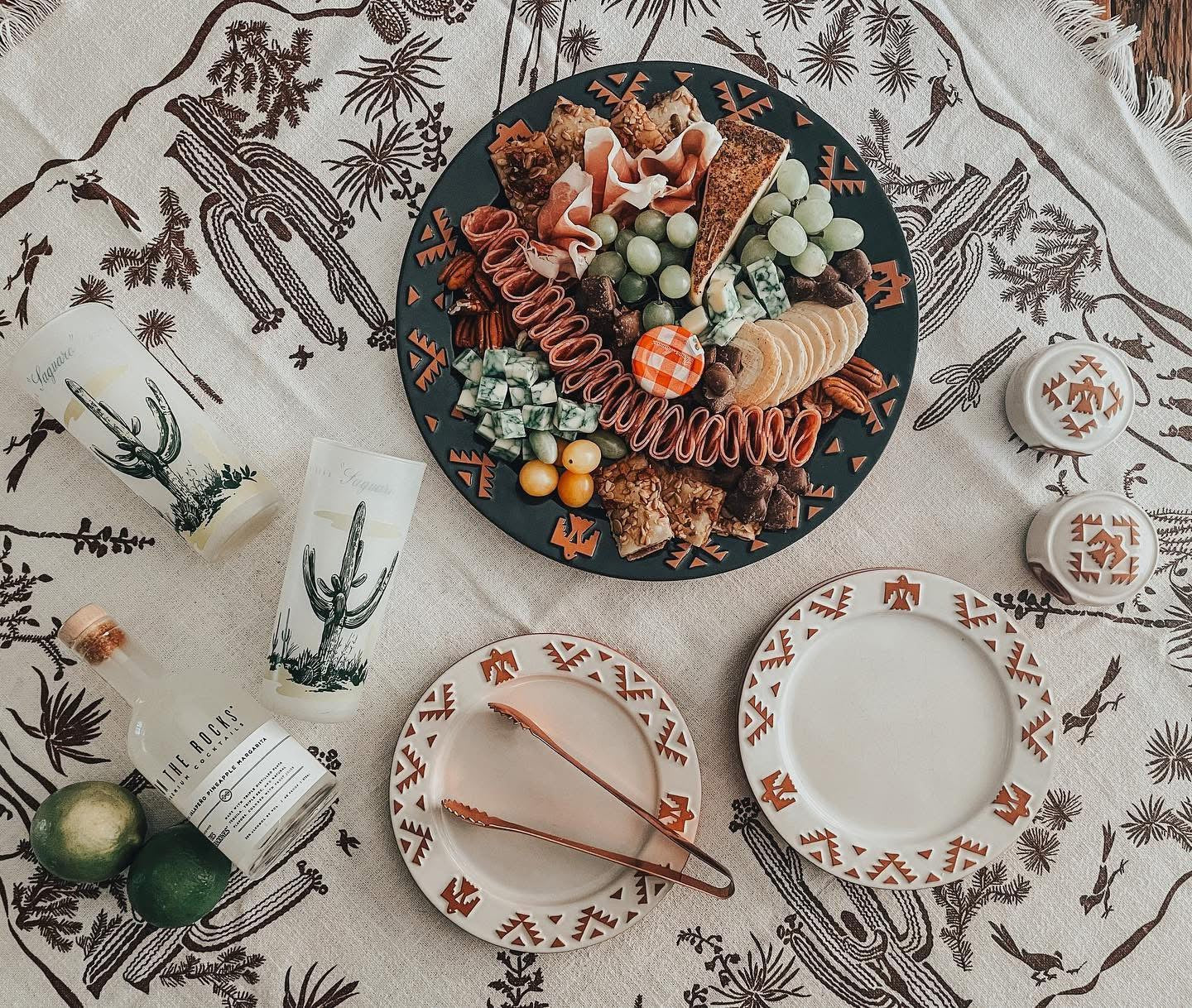 Vintage Blakely Cactus Glasses