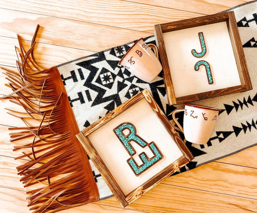 Branded Stone Inlay Sign