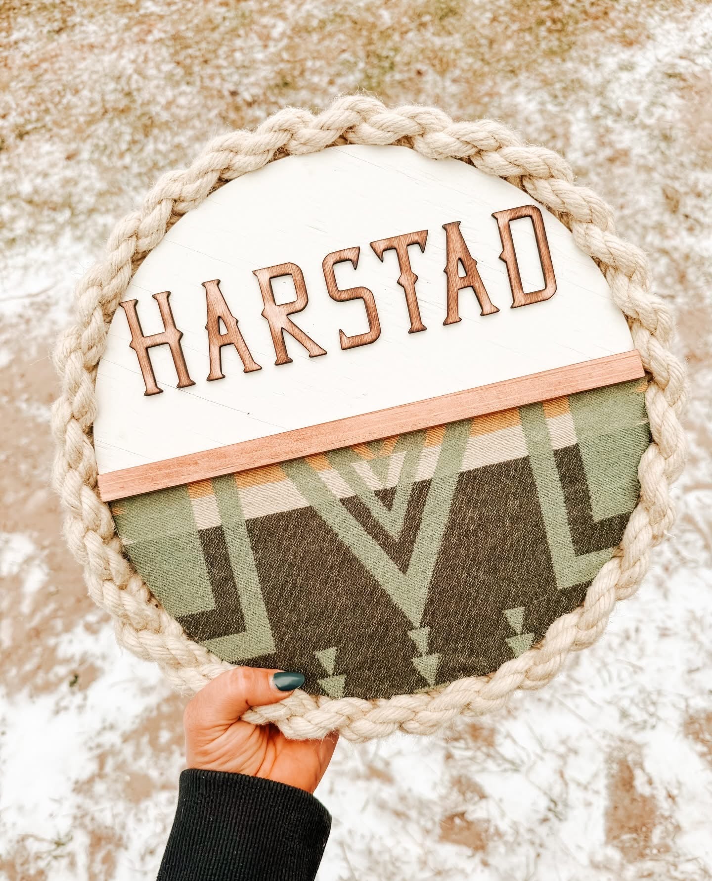 Braided Name Sign