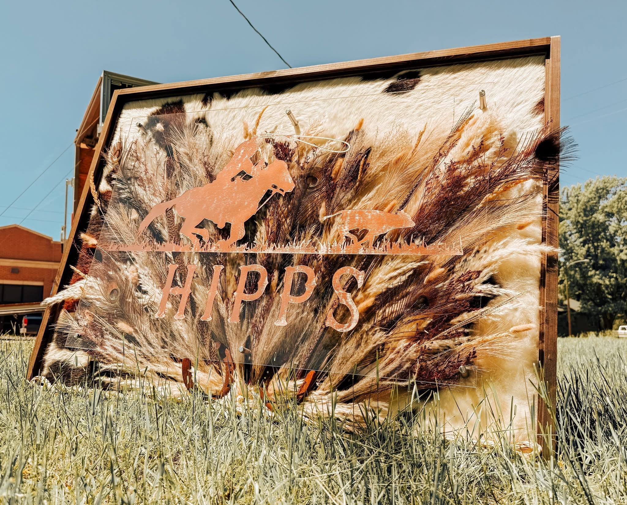 Live Hide Custom Sign