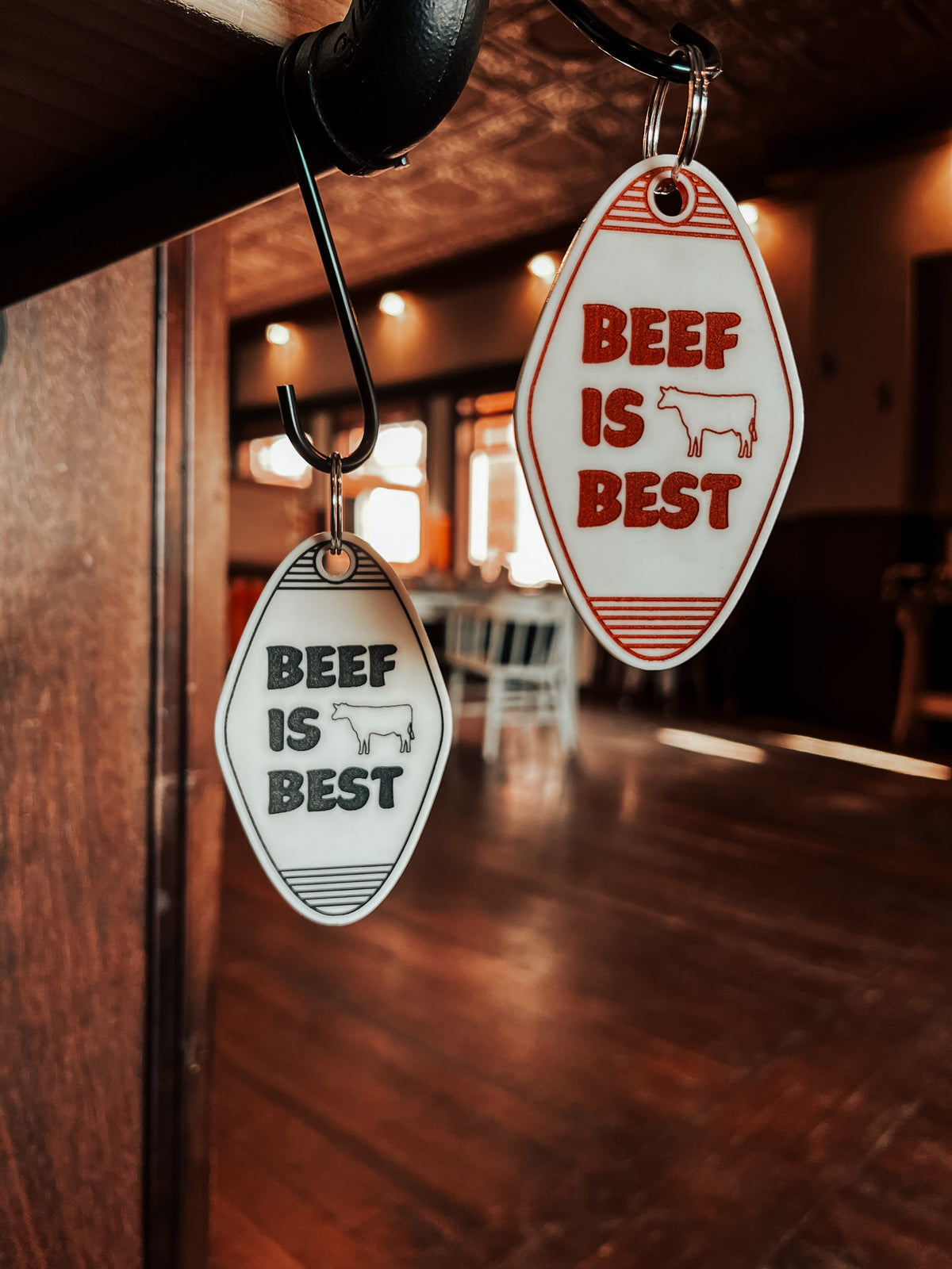 Beef is Best Keychain – Brass Bunkhouse