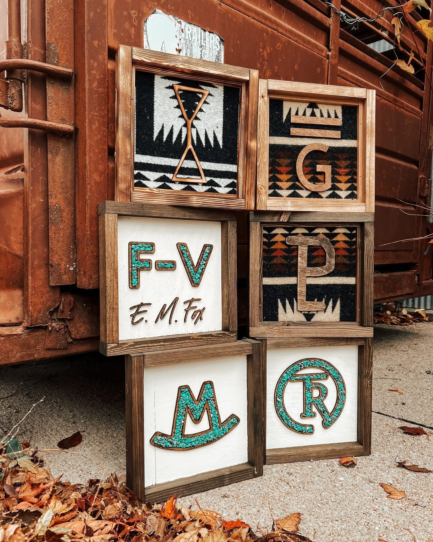 Branded Stone Inlay Sign