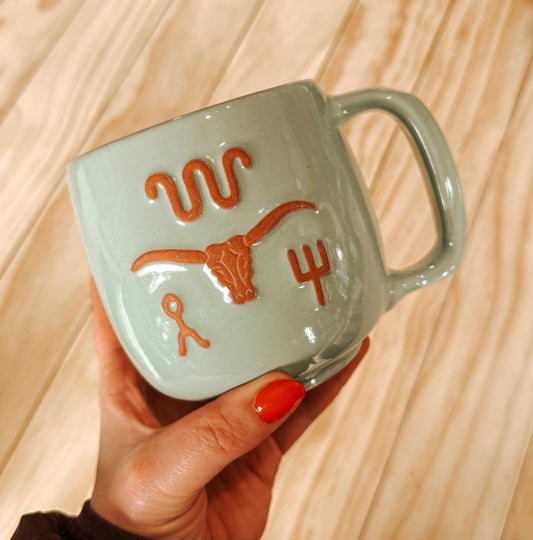 Frankoma Western Grande Mug