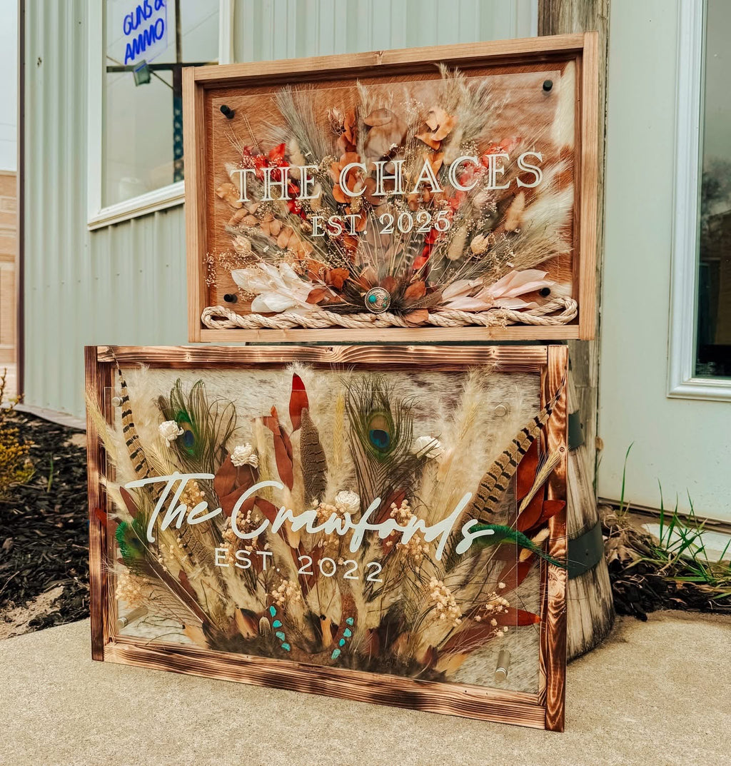 Live Hide Custom Sign