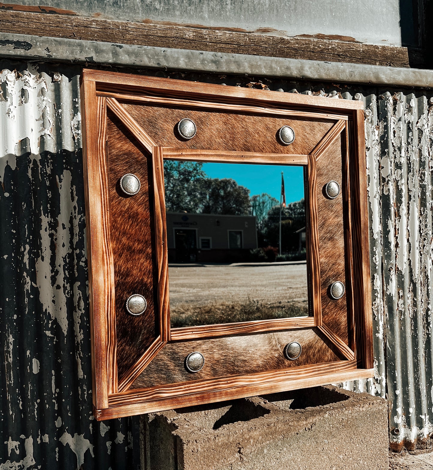 Cowhide & Conchos Wallhanger