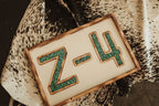 Branded Stone Inlay Sign