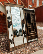 Tricolor Cowhide Mirror