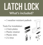 Rugged Latch Lock