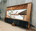 Fringed Custom Mirror