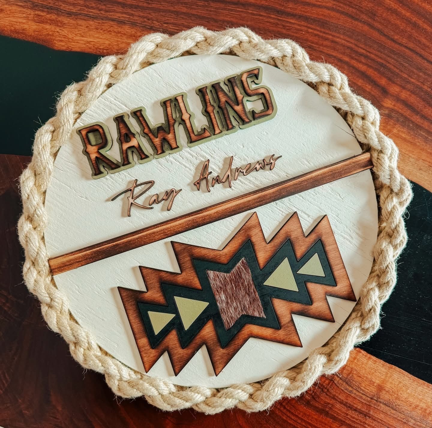 Braided Name Sign
