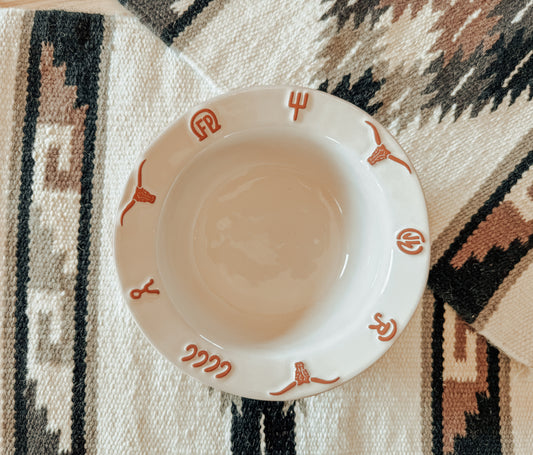 Frankoma Western Deep Serving Bowl