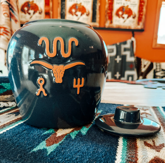 Frankoma Western Large Canister