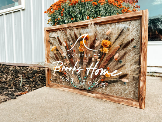 Live Hide Custom Sign