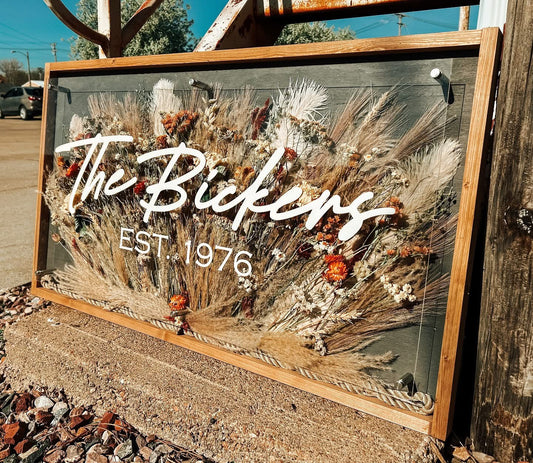 Floral Preservation Live Sign