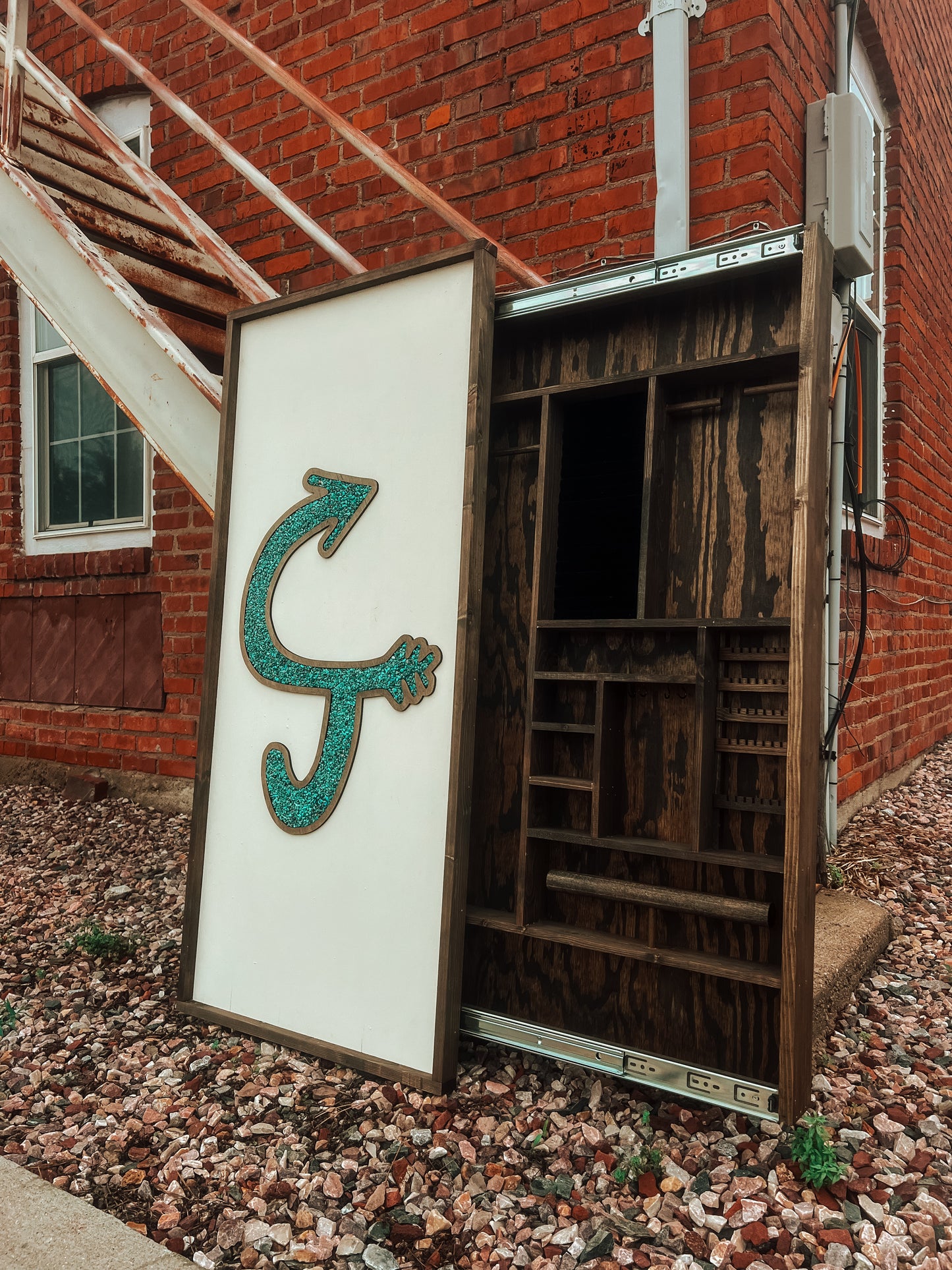 Stone Inlay Cheyenne Cabinet