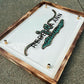 Turquoise Inlay Shadow Box Sign