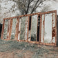Tricolor Cowhide Mirror
