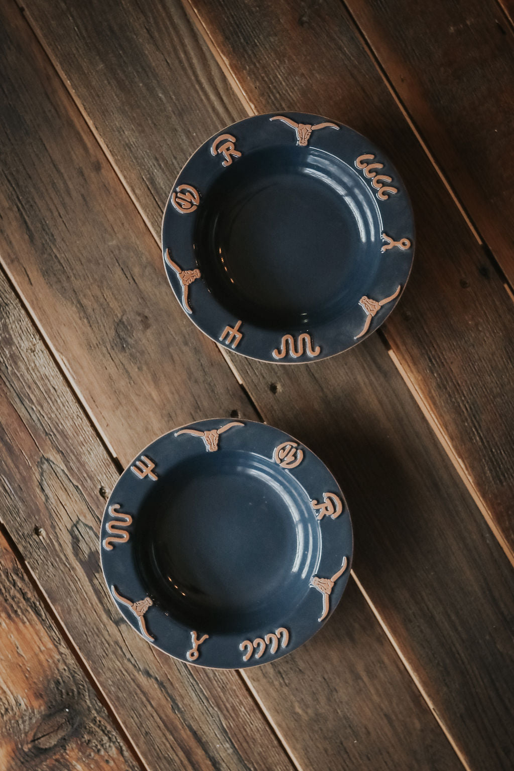 Frankoma Western Bowl Duo