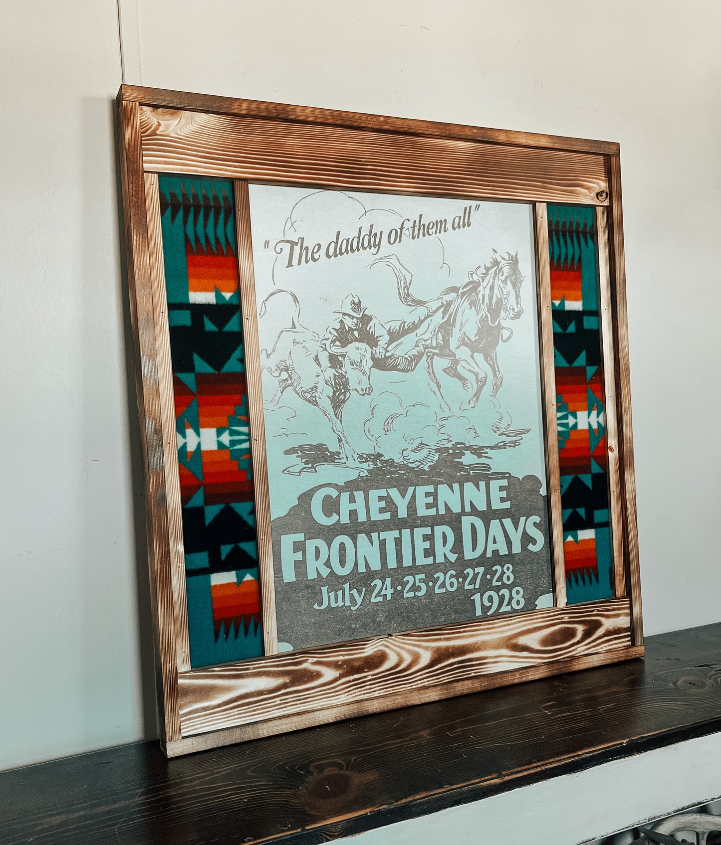 Framed Vintage Cheyenne Poster